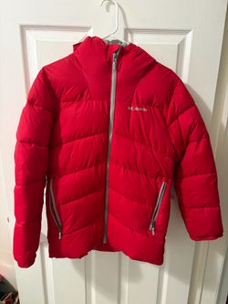 Kid’s Columbia Red Puffer Jacket with Hood