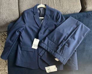 ZARA BOYS SUITE SET BLUE SIZE (13-14) - NEW