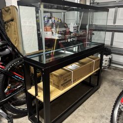 55 Gallon Fish Tank With Filter, Python And Other Accessories