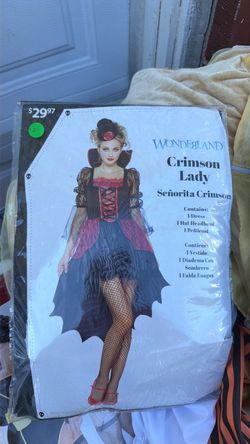Wonderland Crimson Lady Halloween Costume