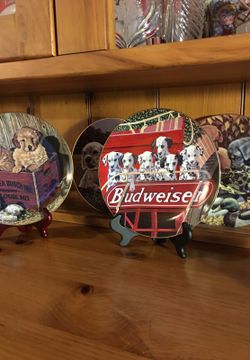 Budweiser Man's Best Friend collector plates