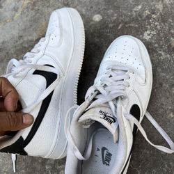 NIKE AIR FORCE 1 07 WHITE-BLACK SZ 10 [CT2302-100]