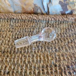 Cut Clear Glass Bottle Stopper
