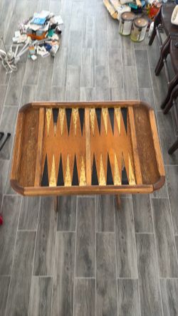 Backgammon table 30 inch tall