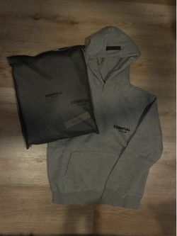 Gray essentials hoodie sizes extra small and small