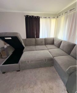 Costco Coddle Luke Sleeper Sectional with Reversible Chaise and Storage
