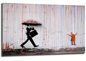 Banksy Art Print Canvas 47" x 31"
