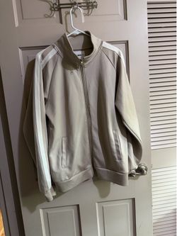 Fashion Nova Men Post Track Full Zip Jacket  Size Medium