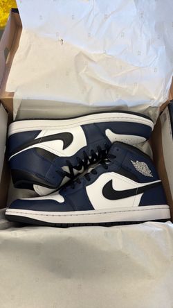 Jordan 1 Mid white/tech grey size 11