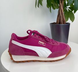 Women Size 6.5 Puma Easy Rider Vintage Magenta Purple Shoes