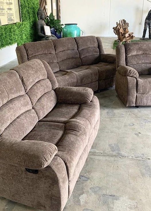 Dynamo Chocolate 3 Piece Reclining Living Room Set,All Products : American Fashion Style Bags On Sale