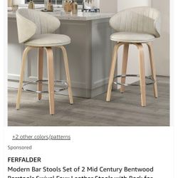 Modern  Beige Bar Stools