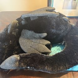 *RETIRED* Huge Black Onyx Dragon 66cm Authentic