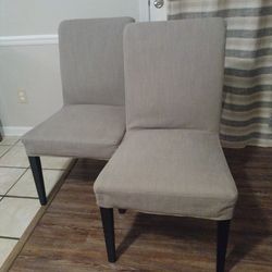 2 Gray Chairs $50.00
