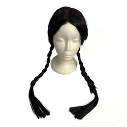 New Black Braids Wig for Adult