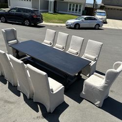 Restoration Hardware RH Large Solid Wood Dining Table
