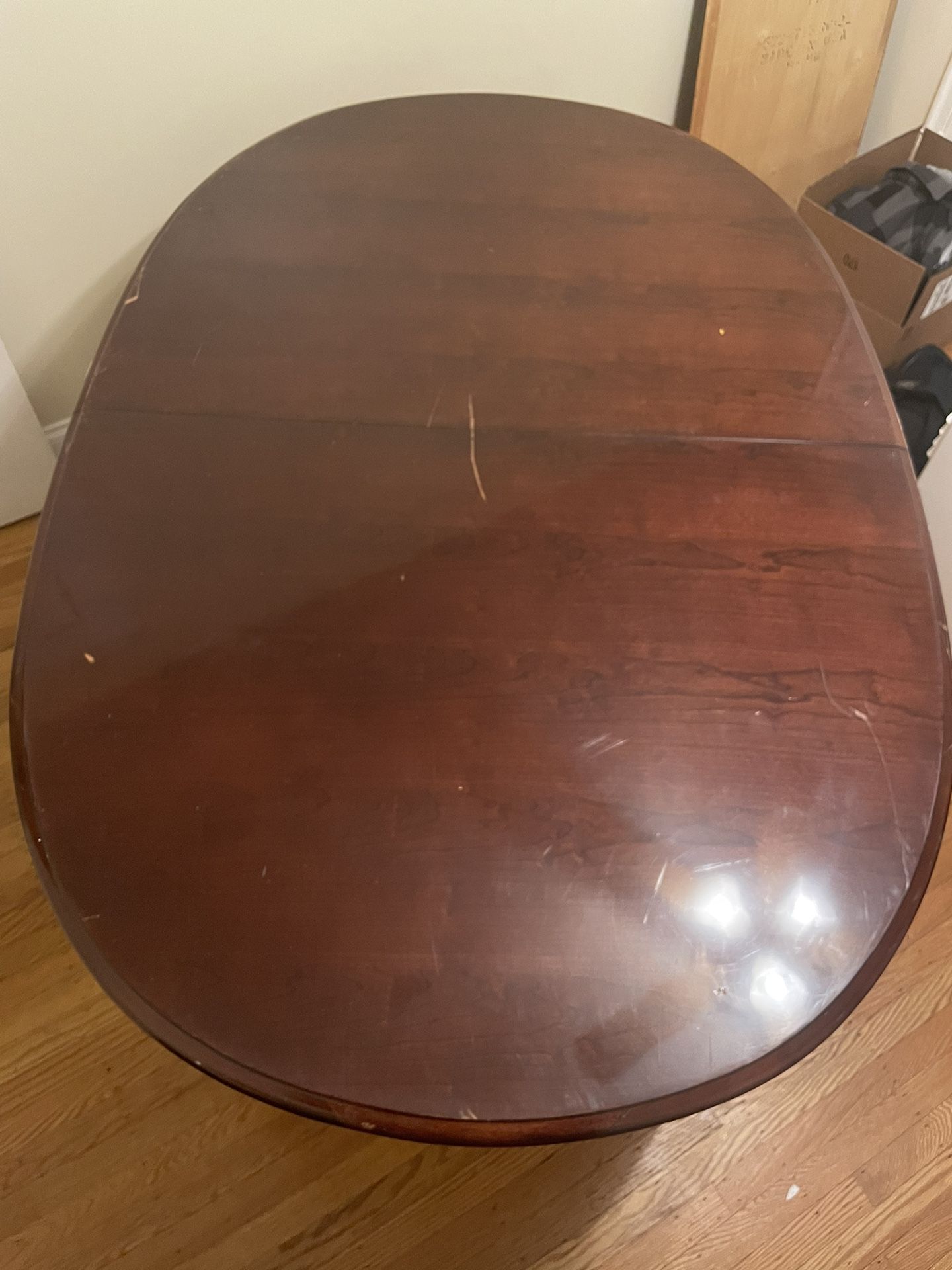 Wooden Dinner Table with chairs. $200 OBO