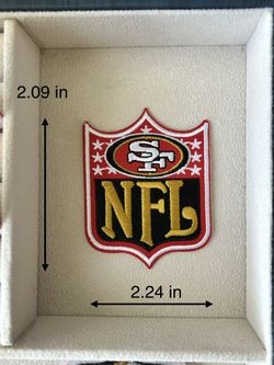 49ers Shield Embroidered Patch Iron or See onβ New β Santa Clara β€οΈππ‘οΈ