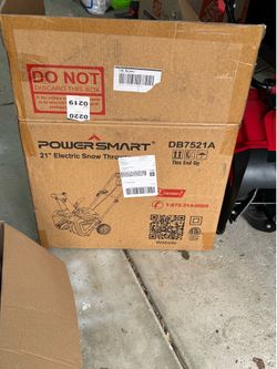 Electric snow blower