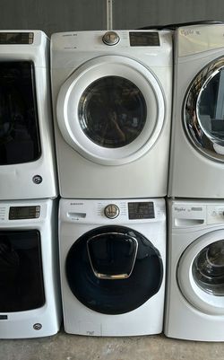 Samsung Front Load Set - Large Capacity & Stackable
