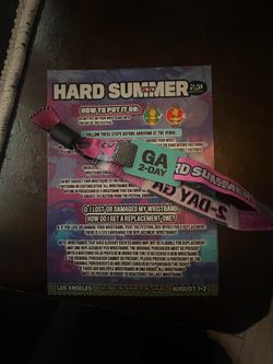 Hard summer 2 day ga pass