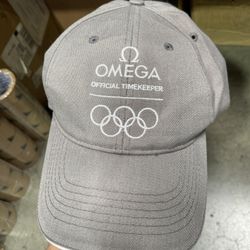 Omega Timekeeper Hat Grey Canadian Vancouver Olympics Edition Rare