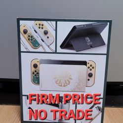 BRAND NEW NINTENDO SWITCH  - TEARS OF THE KINGDOMS Ed. FIRM PRICE,  NO TRADE, READ DESCRIPTION FOR DETAILS