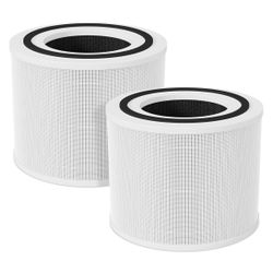 2-Pack Core 300 Replacement Filter Compatible with LEVOIT Core 300 and Core 300S Air Purifier, H13 True HEPA & Activated Carbon, Replace Core300-RF, W