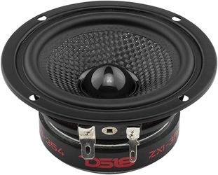 DS18 ZXI-354 3.5" Full Range Car Audio Speaker with Kevlar Cone 120 Watts 4 Ohm (2 Speakers), Black