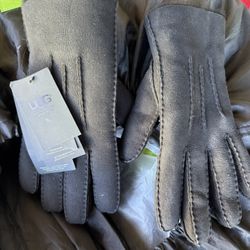 UGG 16153 M SHEEPSKIN SMART GLOVE BLACK