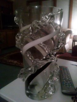 Vintage Murano Hand blown glass vase