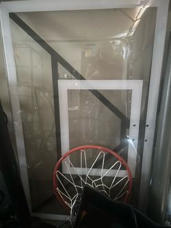 Basketball rim and back board