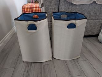 Rubbermaid Foldable Fabric Laundry Hamper Set of 2