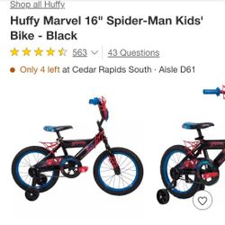 Kids Spider Man Bike