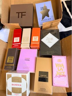 Various authentic fragrances