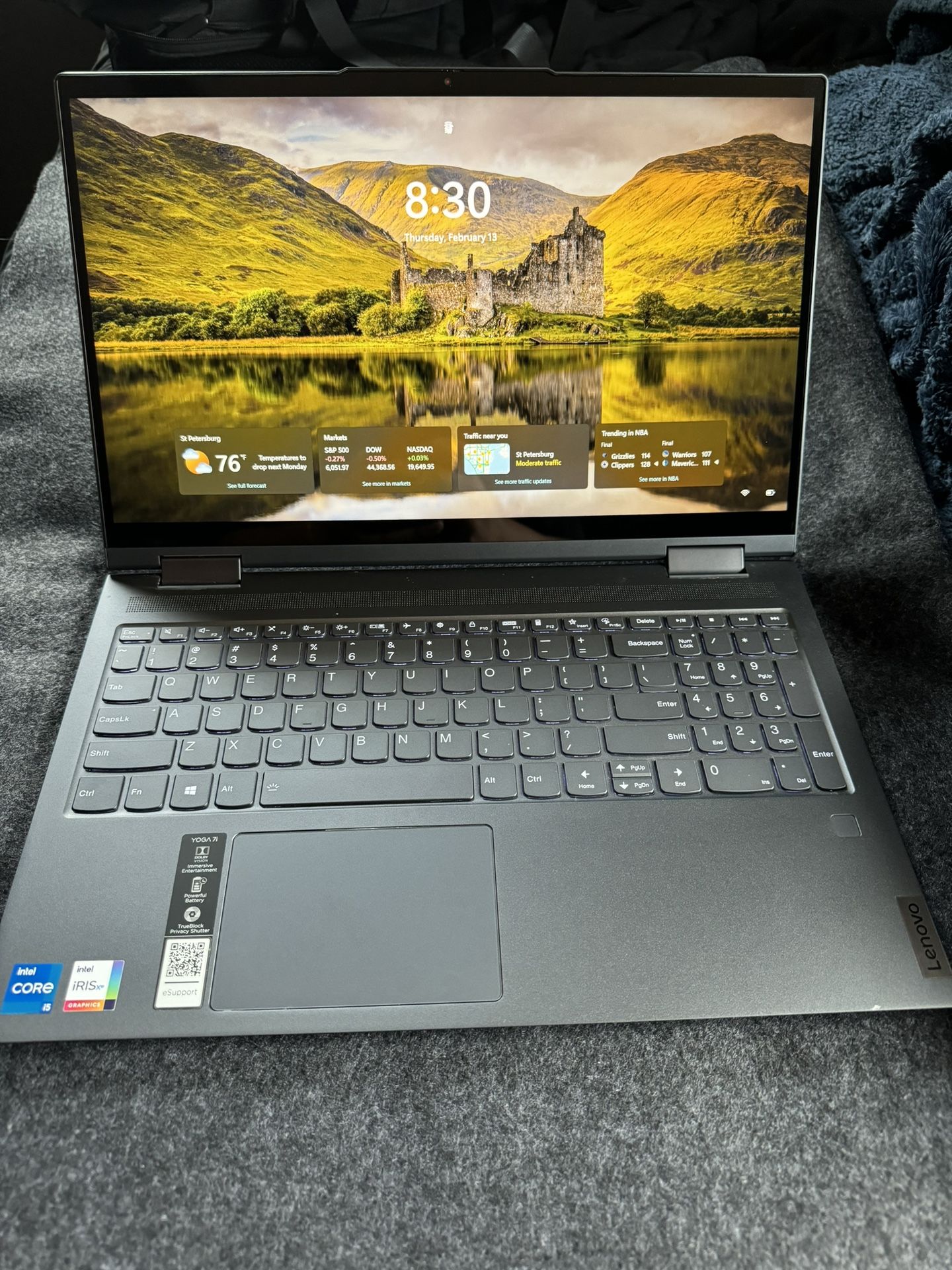 Lenovo Yoga 7i 15ITL5 15.6" Core i5-1135G7 2.4GHz 8GB 256GB SSD - Slate Grey