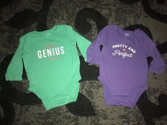 Carter's Baby Long Sleeve Onesies
