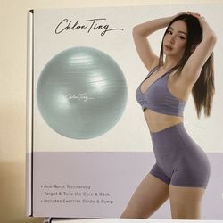 Chloe Ting Stability Exercise Ball, 65cm, Purple