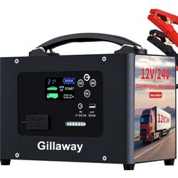 Gillaway V10-1 10000A Jump Starter, 24V/12V 155WH 