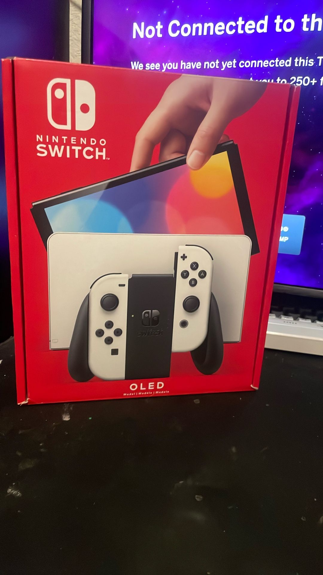 White Nintendo Switch Oled