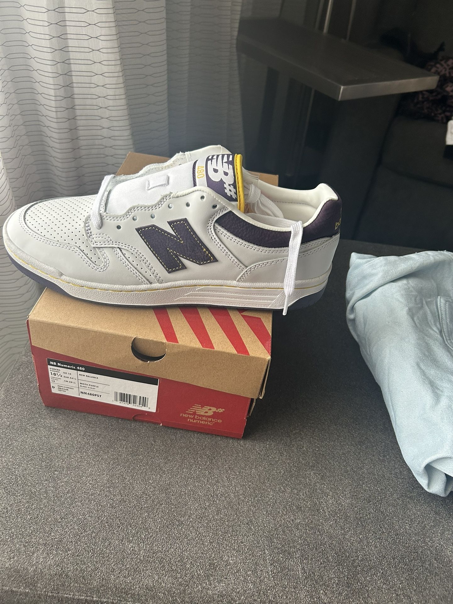 New Balance Numeric 480 Size 10.5 Lakers