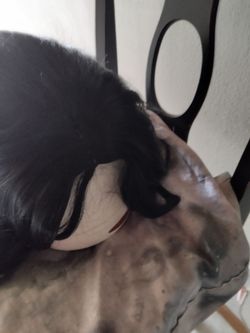 Wig PELUCA LARGA NEGRA