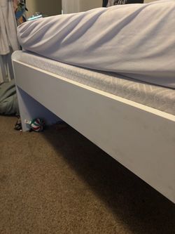 IKEA SLÄKT Twin Bedrame w/ Luröy Slatted Base