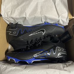 Black And Blue Nike Soccer Shoes 7.5 Men’s