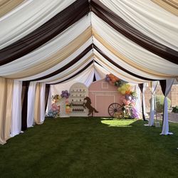 20x40 Tent With Drapes