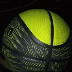 Wilson Basketball Lime Green 