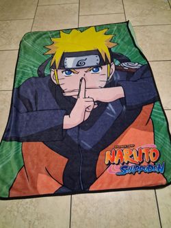Throw blanket naurto in good condition clean