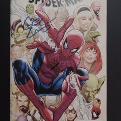 Amazing Spider-Man #800 Signed By Greg Land 