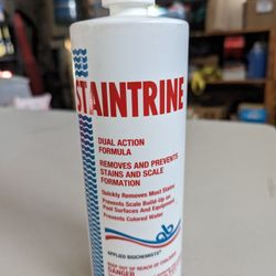 Applied Biochemists Staintrine Dual Action Formula Pool Stain & Scale Remover 32 Oz. - NEW