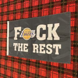 Brand New Los Angeles Lakers Banner Flag 